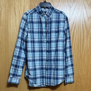 Ralph Lauren Blue Plaid Button-Down Shirt